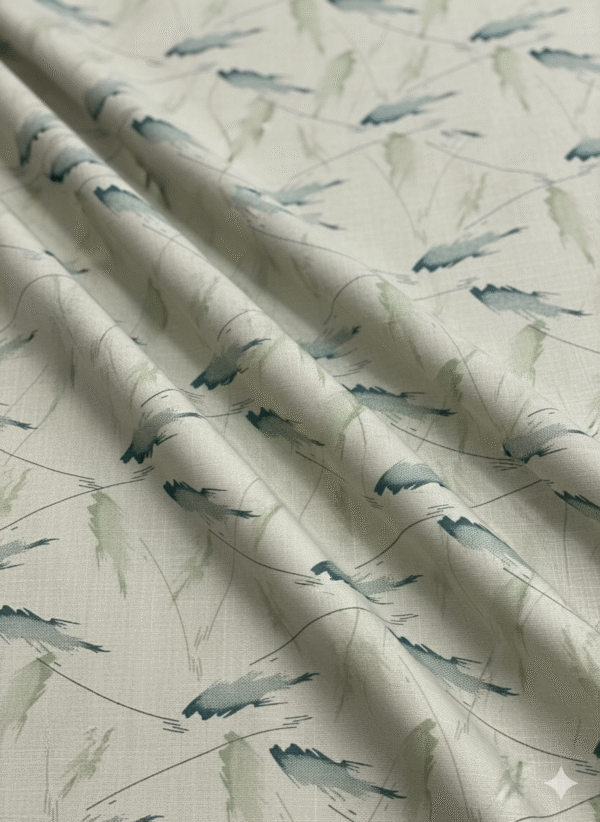 Gemini_Generated_Image_hikrhqhikrhqhikr Someshwari Premium Cotton Shirt Fabric for Men – Leaf Print Unstitched Material (Soft & Breathable)