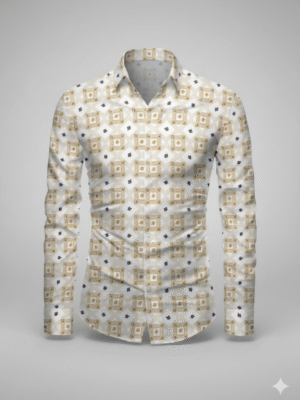 Gemini_Generated_Image_t1qkint1qkint1qk Someshwari Premium Cotton Shirt Fabric for Men – Soft Beige Printed Unstitched Material